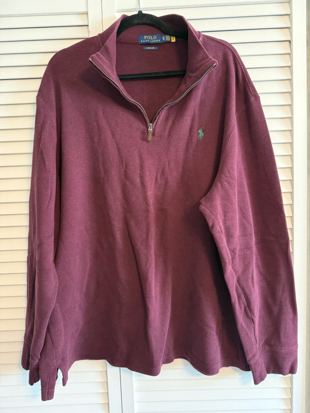 Polo by Ralph Lauren Wine Quarter-Zip Pullover
